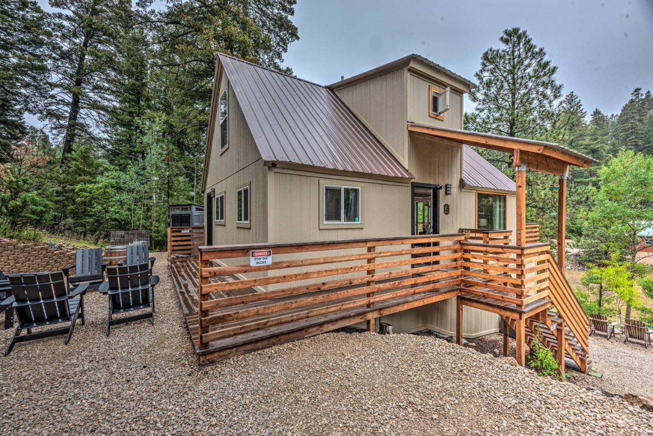 On The Rocks - A Modern Home With Decks And Views Cloudcroft Exterior foto